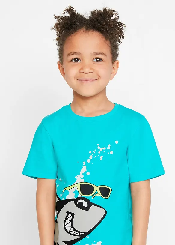 T-shirt in cotone biologico (pacco da 2), bonprix