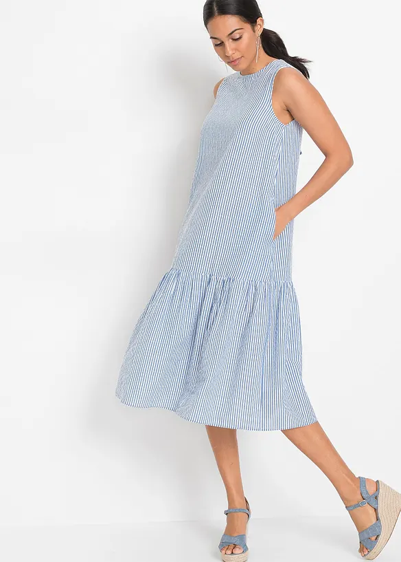 Abito midi svasato, bonprix