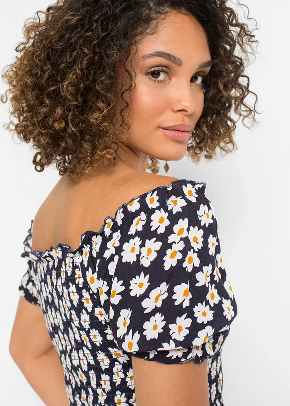 Abito midi in pura viscosa, bonprix