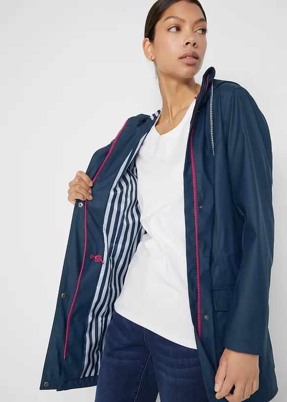 Giacca funzionale antipioggia, impermeabile, bonprix