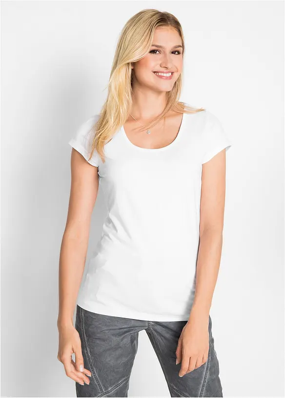 T-shirt aderente, bonprix