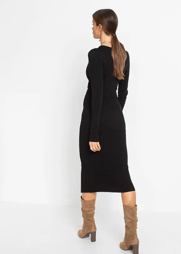 Abito in maglia misto viscosa, bonprix