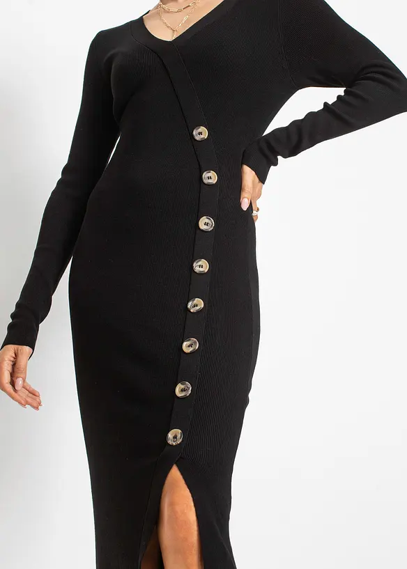 Abito in maglia misto viscosa, bonprix