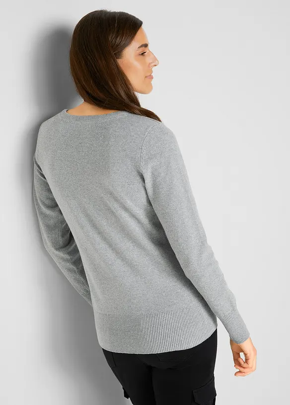 Maglione in filato fine, bonprix