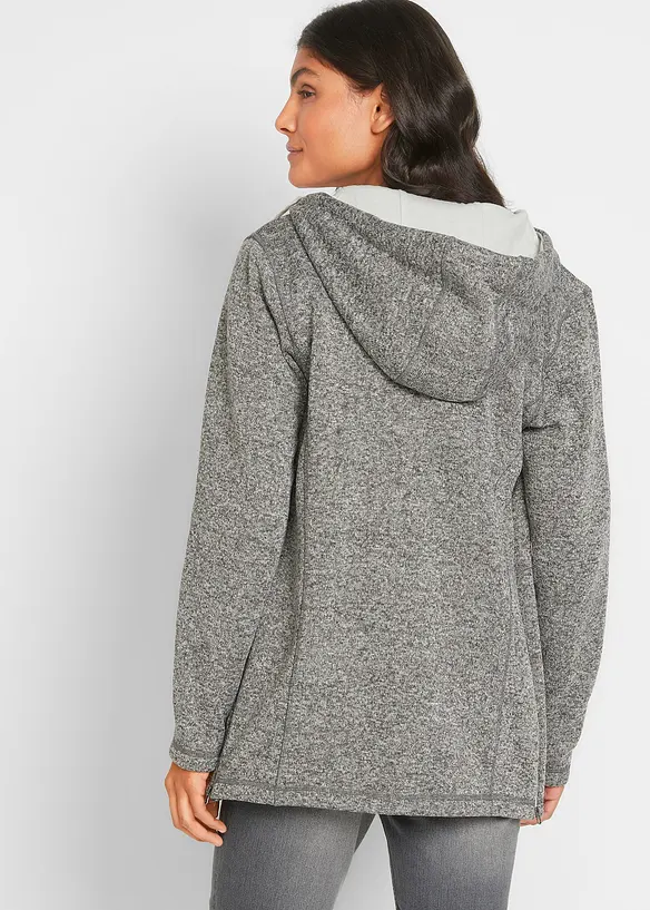 Giacca prémaman in pile con inserto babywearing, bonprix