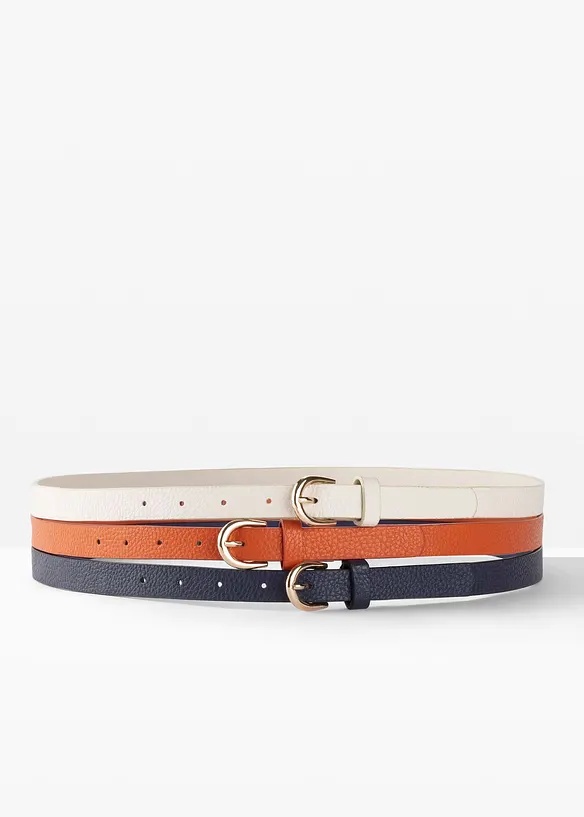 Cinture (set 3 pezzi), bonprix