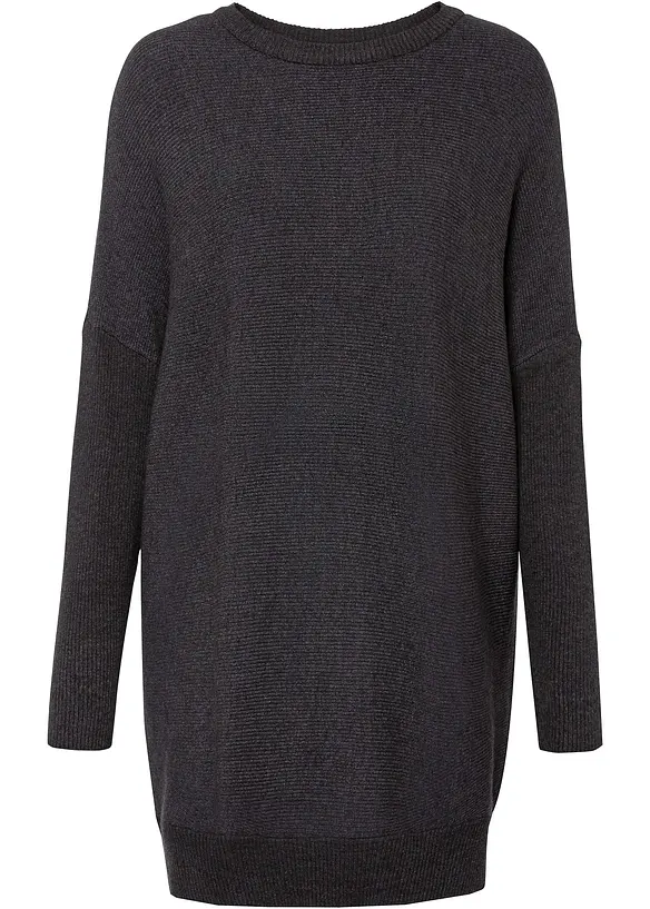 Maglione lungo in misto viscosa, bonprix