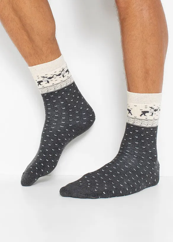 Calzini termici con cotone biologico (pacco da 3 paia), bonprix