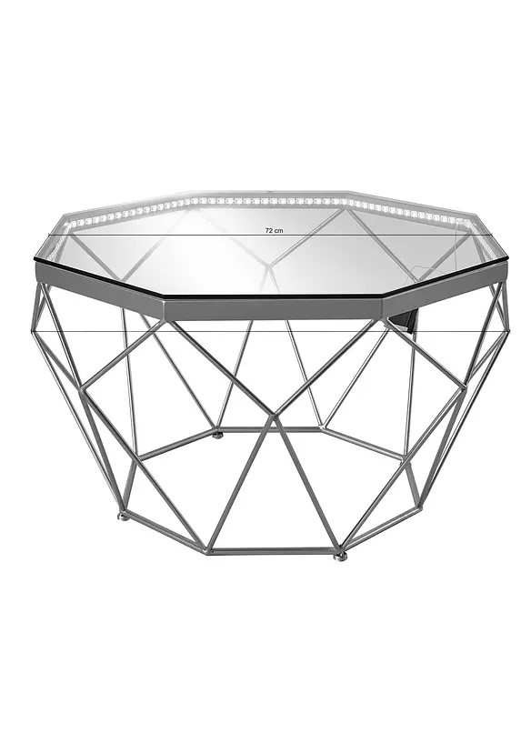 Tavolino da salotto con LED, bonprix