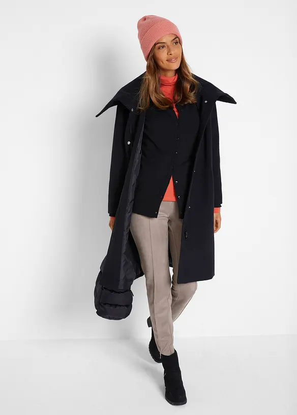 Cardigan in maglia fine con cotone riciclato, bonprix