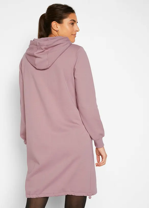 Abito in felpa di misto cotone, bonprix