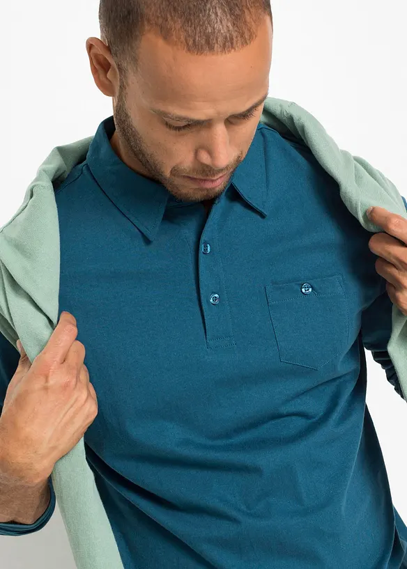 Polo a maniche lunghe (pacco da 2), bonprix
