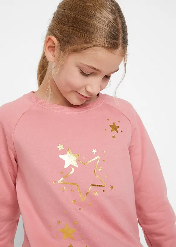 Felpa in puro cotone, bonprix