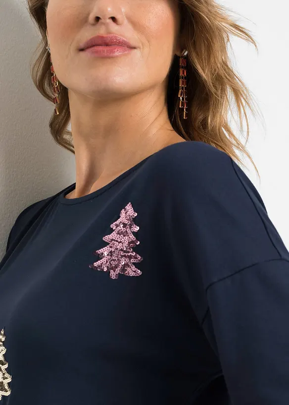 Maglia in misto viscosa fluente, bonprix