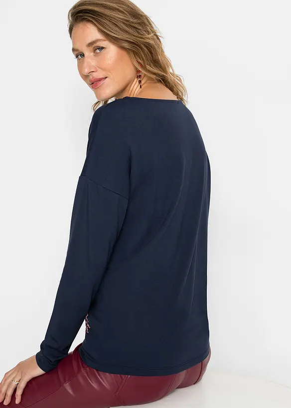 Maglia in misto viscosa fluente, bonprix