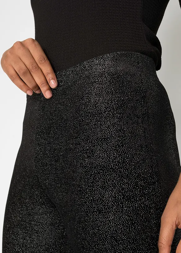 Leggings in velluto glitterato, bonprix