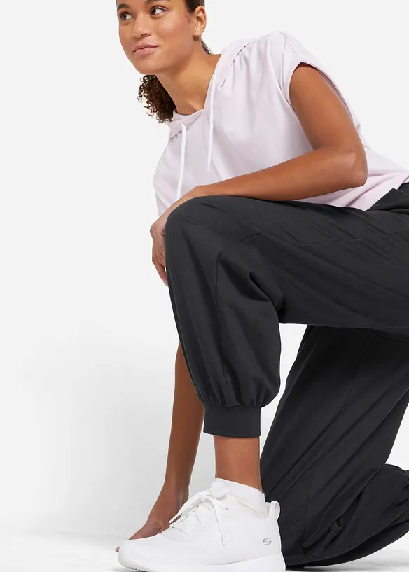 Pantaloni da jogging con elastico alla caviglia, bonprix