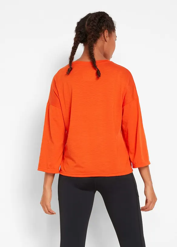 T-shirt sportiva tecnica (pacco da 2) con maniche a 3/4, bpc bonprix collection