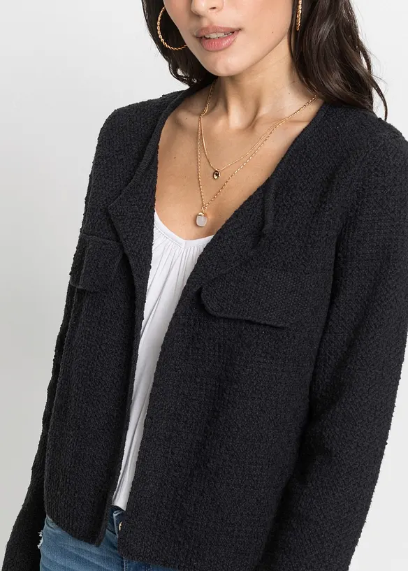 Cardigan in boucl&eacute;, bonprix