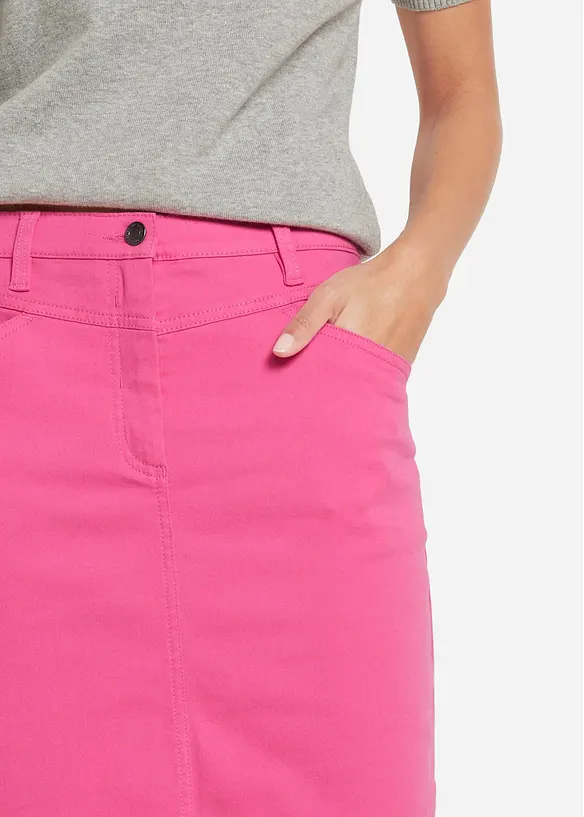 Gonna di jeans elasticizzata, bonprix