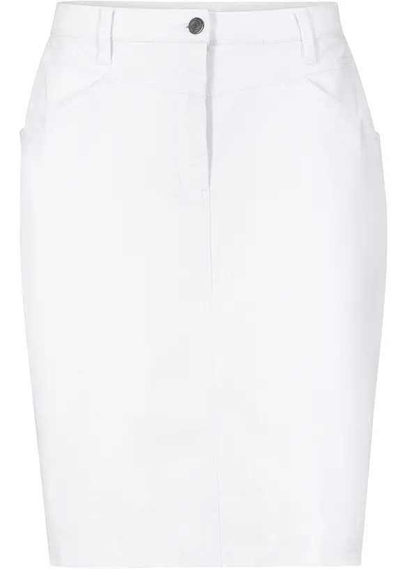 Gonna di jeans elasticizzata, bonprix