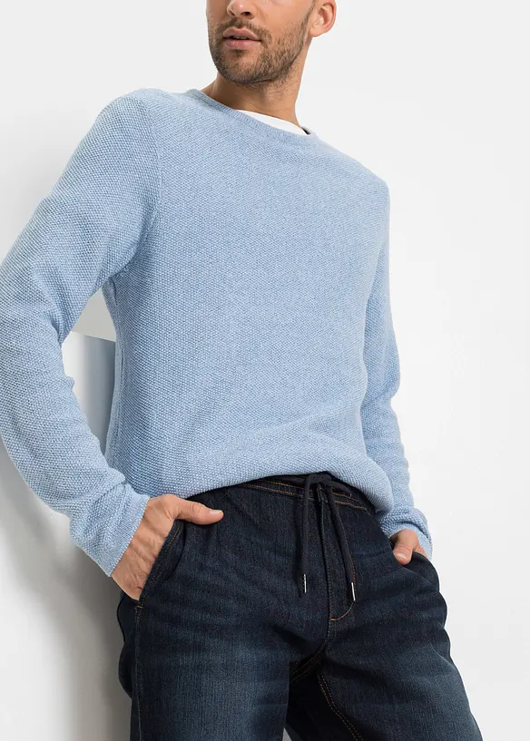 Jeans leggeri elasticizzati con elastico in vita regular fit, straight, bonprix