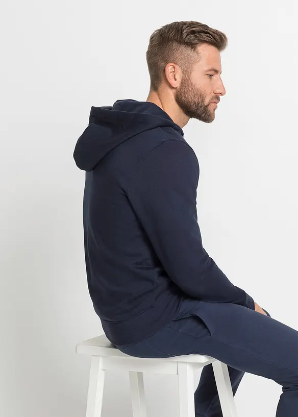Felpa con zip e cappuccio (pacco da 2), bonprix