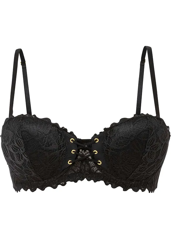 Reggiseno a balconcino in pizzo fine, bonprix