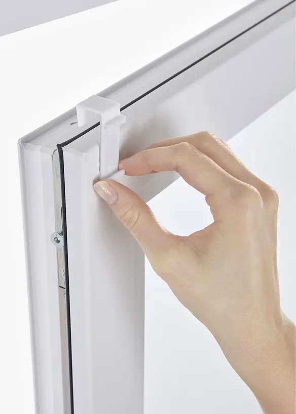 Tenda a rullo doppia effetto lino senza cordicella, bonprix