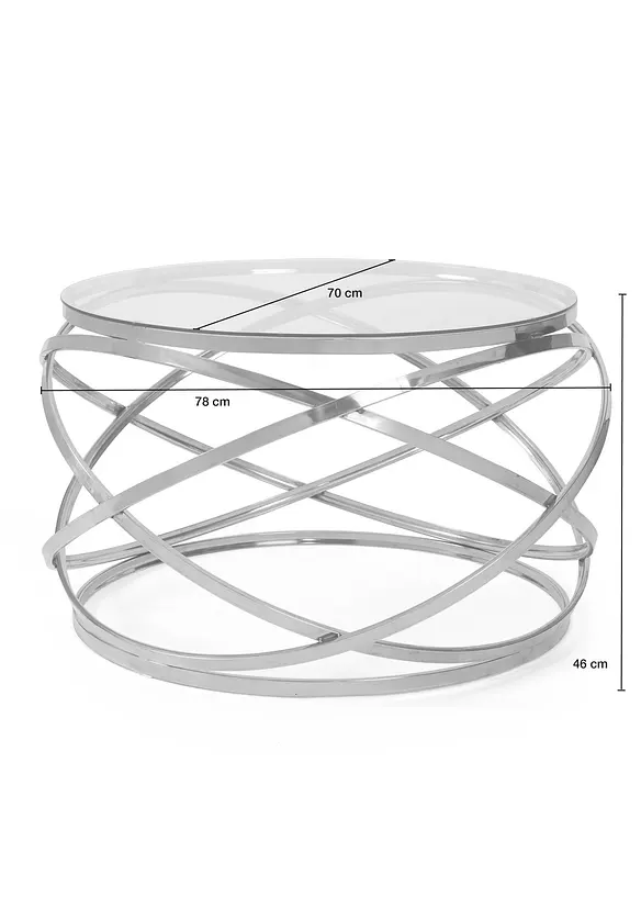 Tavolino da salotto in vetro, bonprix