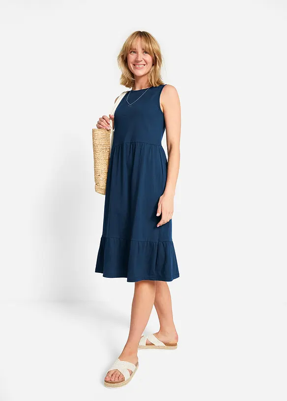 Abito in jersey di puro cotone, bonprix