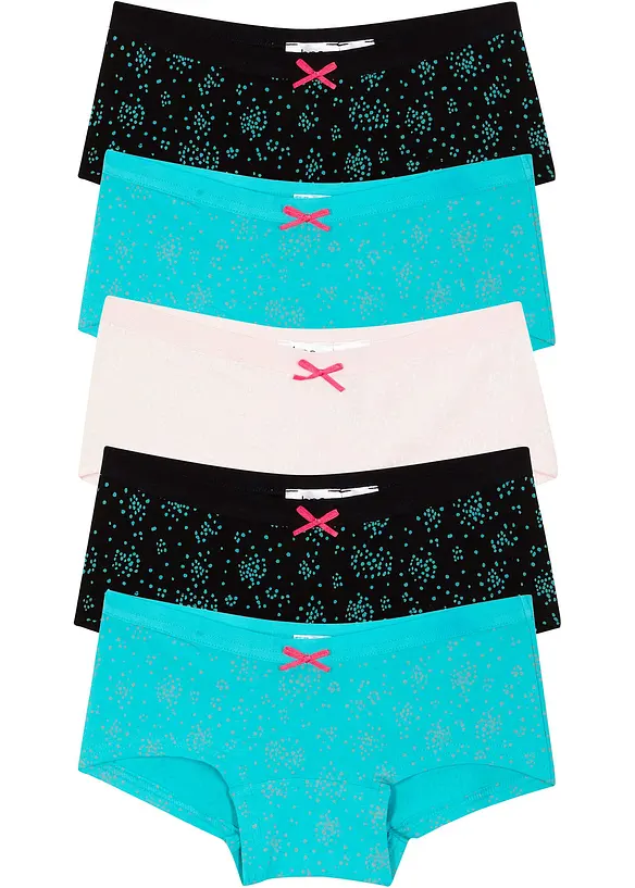 Panty con cotone morbido (pacco da 5), bonprix