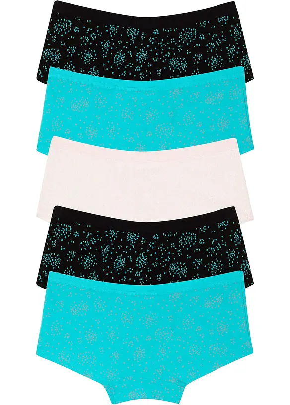Panty con cotone morbido (pacco da 5), bonprix