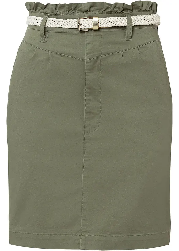 Minigonna con cintura, bonprix