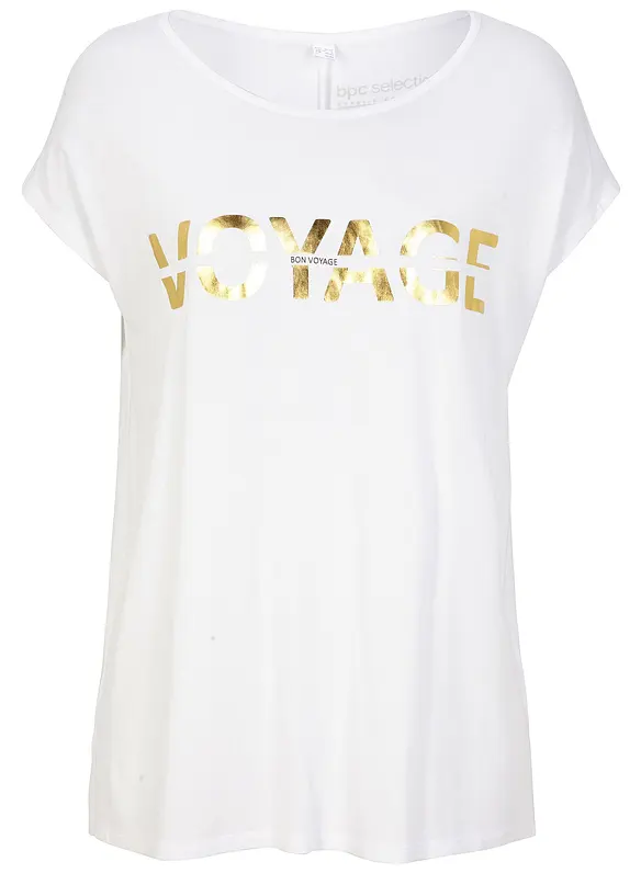 Maglia lunga in misto viscosa, bonprix