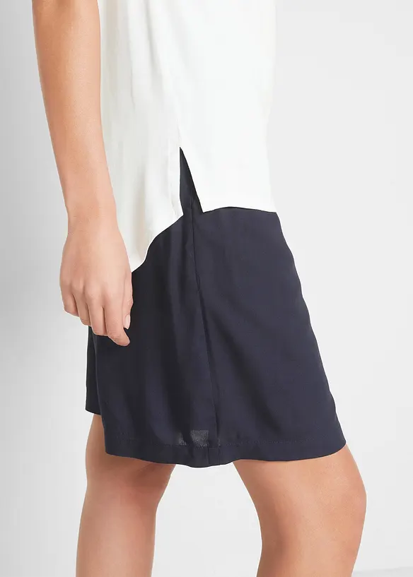 Maglia lunga in misto viscosa, bonprix