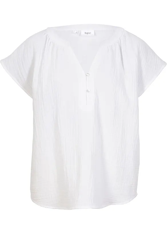 Top in mussola di puro cotone, bonprix