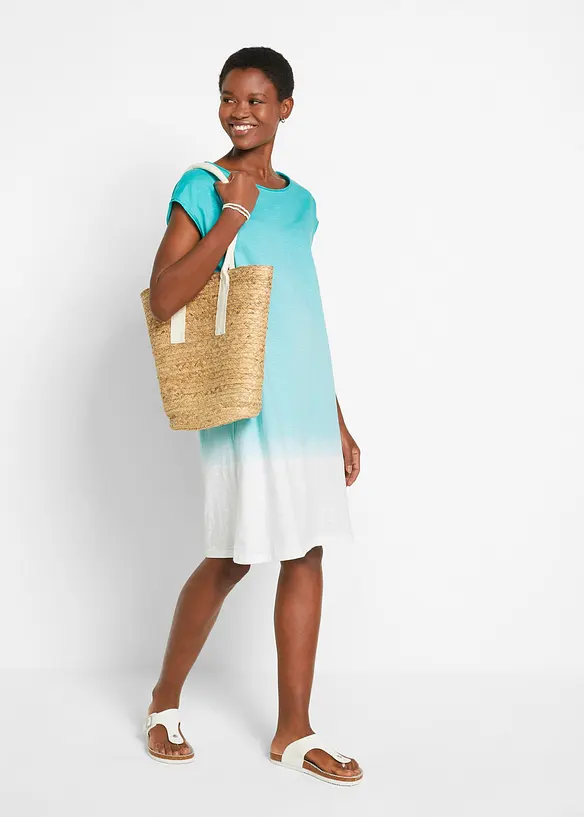 Abito t-shirt con colori sfumati, bonprix