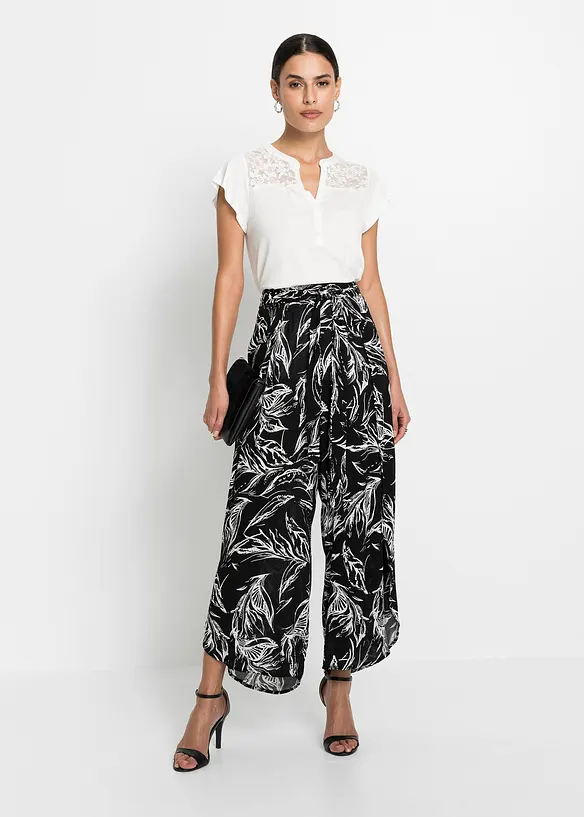Pantaloni in viscosa fluente, bonprix