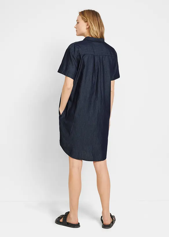 Abito di jeans a maniche corte, bonprix