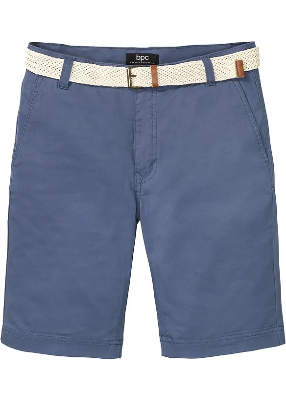 Bermuda chino elasticizzati con cintura, regular fit, bonprix