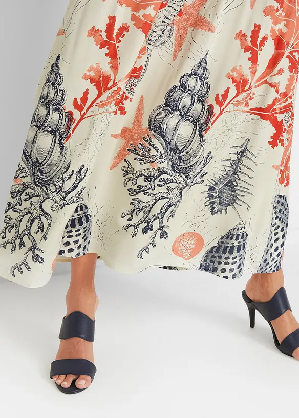 Gonna lunga in viscosa fluida, bonprix