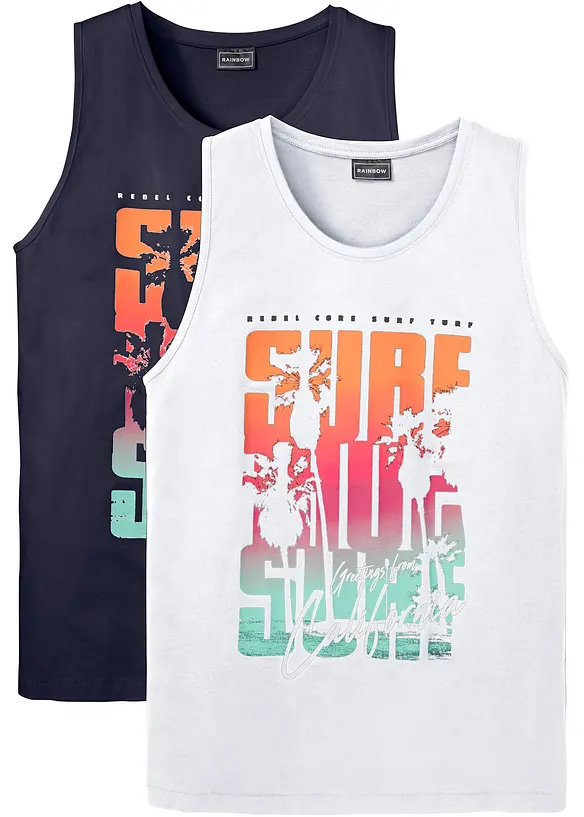 Canotta slim fit (pacco da 2), bonprix