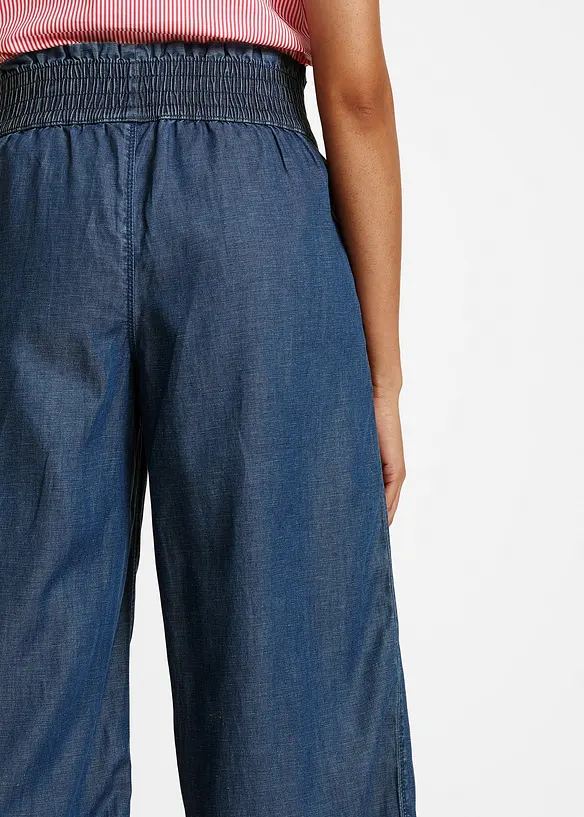 Pantaloni culotte in lyocell, bonprix