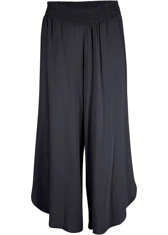 Pantaloni culotte al polpaccio in viscosa, bonprix