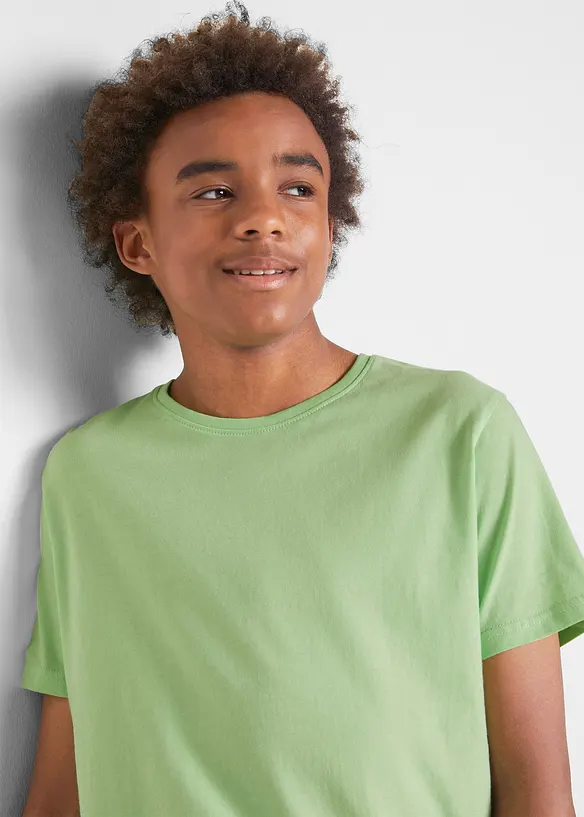 T-shirt in puro cotone (pacco da 3), bonprix
