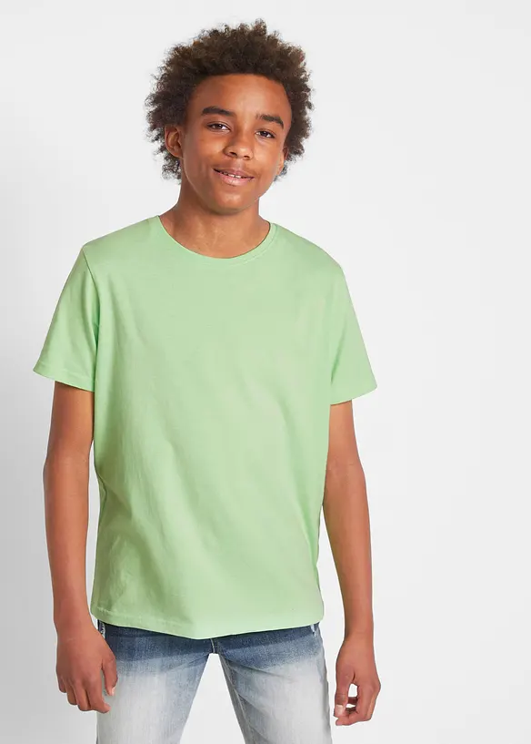 T-shirt in puro cotone (pacco da 3), bonprix