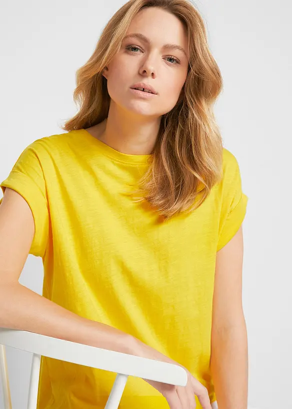 Maglia lunga in puro cotone (pacco da 2), bonprix