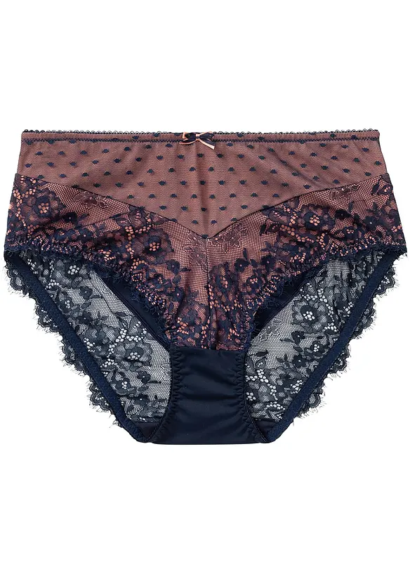 Slip alto con pizzo delicato, bonprix