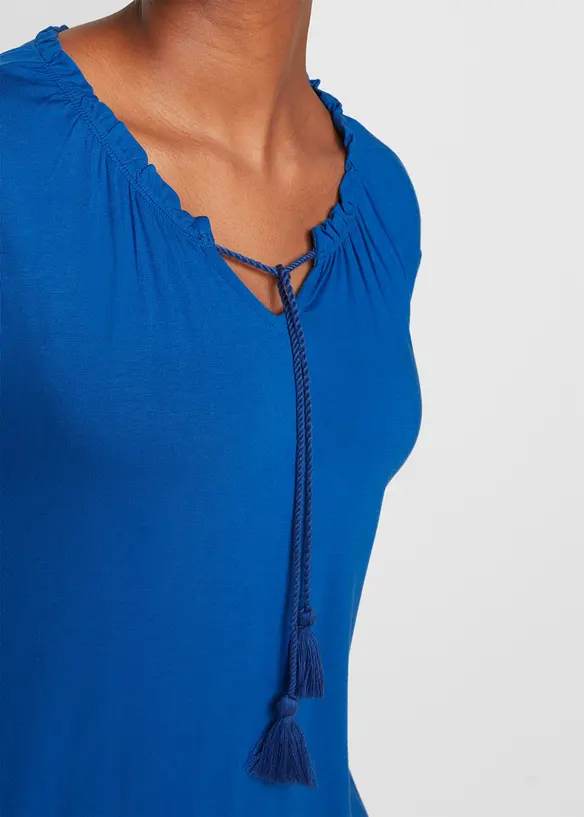 Maglia lunga in misto viscosa, bonprix